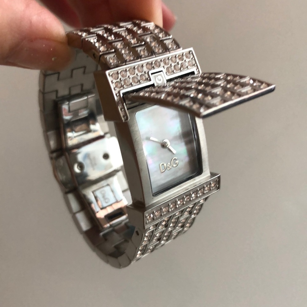 RARE Dolce & Gabbana Time Crystal Bracelet Watch